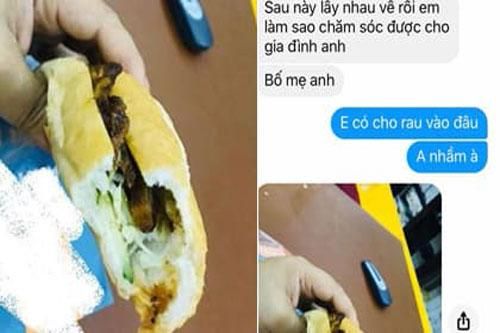 Cô gái bị người yêu mắng vì làm bánh mì cho thêm rau, lại còn hoạnh họe: 'Sau này lấy em làm sao chăm sóc được cho gia đình anh'