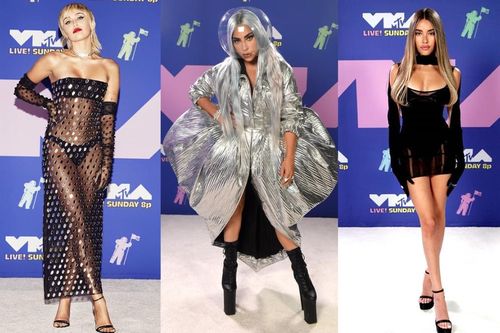 Thảm đỏ MTV Video Music Awards 2020: Miley Cyrus diện đầm xuyên thấu, Lady Gaga nổi bật với concept phi hành gia