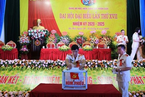 Đại hội đại biểu Đảng bộ Học viện CSND nhiệm kỳ 2020-2025