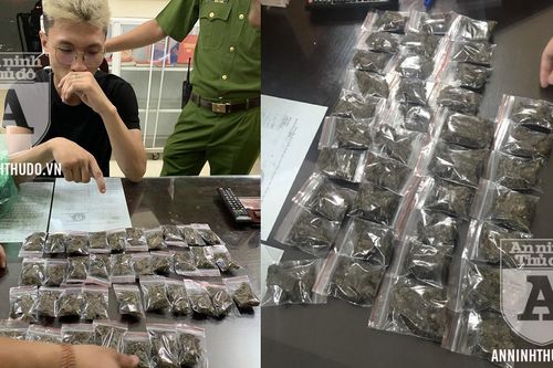 Lén lút 'đánh hàng' cần sa lúc rạng sáng, nam thanh niên bị CSCĐ phát hiện