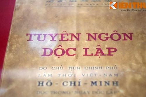 Kỷ vật vô giá về những ngày đầu đất nước độc lập