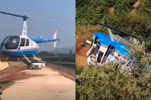 Trung Quốc: Máy bay đâm trúng đường điện cao thế, rơi xuống ruộng, phi công tử nạn