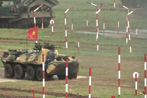 Hình ảnh đội tuyển Công binh Việt Nam thi đấu trận chung kết Army Games