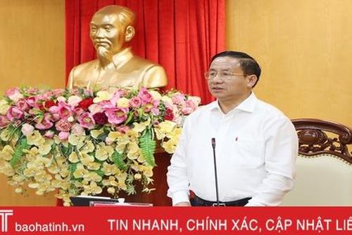 Bí thư Tỉnh ủy Hà Tĩnh: Đôn đốc thường xuyên, giải quyết vướng mắc thủ tục giải ngân vốn đầu tư công