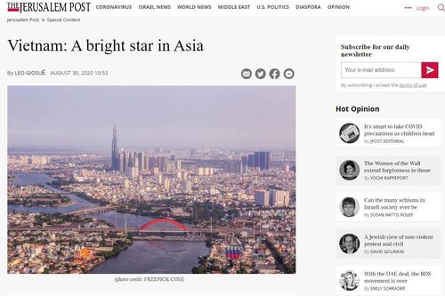 Truyền thông Israel ca ngợi Việt Nam là ngôi sao sáng của châu Á
