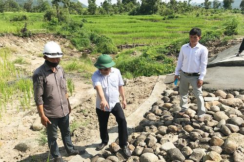 Thủy lợi Plei Keo: Kiểm tra kết quả khắc phục một số điểm hư hỏng