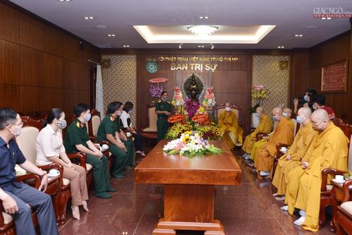 Các cơ quan thăm, chúc mừng Đại lễ Vu lan