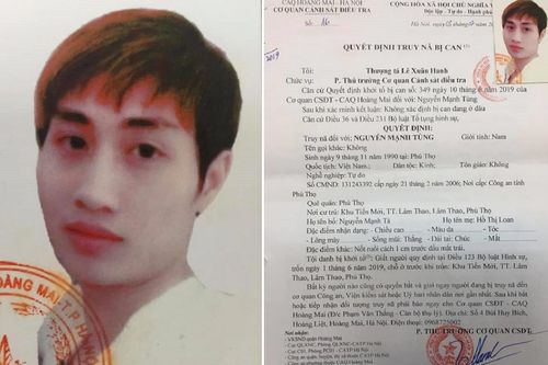 Truy nã kẻ giết người đặc biệt nguy hiểm ở Hà Nội