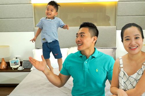 Vợ chồng nghệ sĩ xiếc Quốc Cơ - Hồng Phượng 'khoe' nhà đẹp, dễ thương