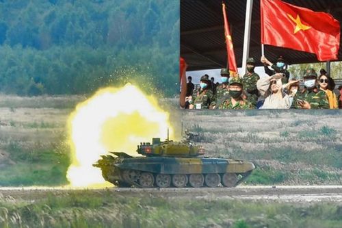 Đội tuyển Xe tăng Việt Nam 'tả xung hữu đột' trong trận bán kết Tank Biathlon