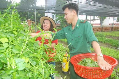 Hình ảnh chiến sĩ Biên phòng qua trang giáo án