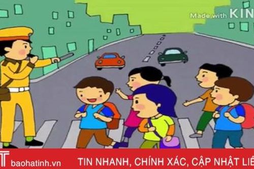 Công an Hà Tĩnh phát hành video truyền thông ATGT cho học sinh