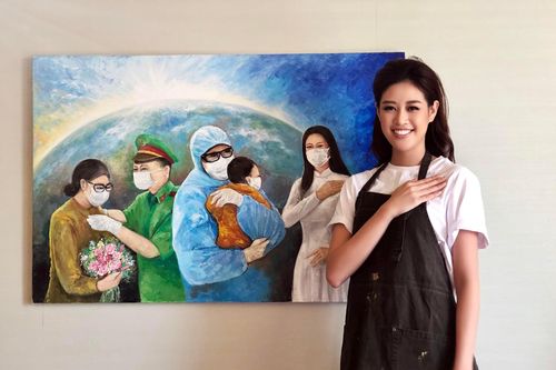 Bức ảnh của phóng viên TTXVN truyền cảm hứng cho Hoa hậu Khánh Vân