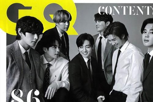 Dàn nam thần tượng BTS hóa quý ông lịch lãm trên bìa tạp chí