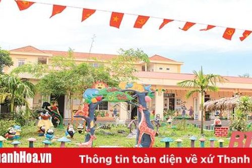 Trường Mầm non Nga An - điểm sáng của ngành giáo dục huyện Nga Sơn