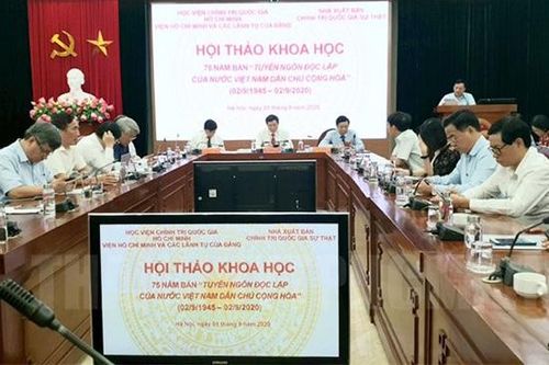 Tuyên ngôn Độc lập khẳng định quyền tự do, bình đẳng của dân tộc