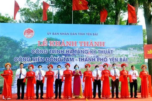 Yên Bái: Khánh thành công trình hạ tầng kỹ thuật công viên Đồng Tâm