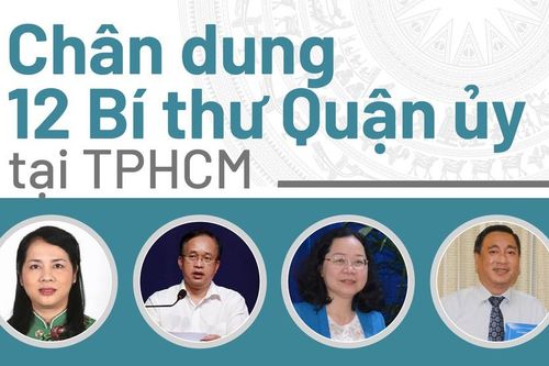 Chân dung 12 Bí thư Quận ủy tại TPHCM