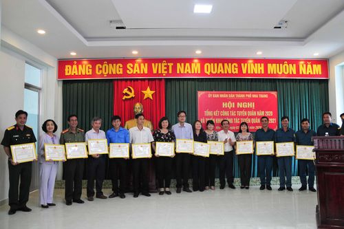 Nha Trang: Tổng kết công tác tuyển quân năm 2020