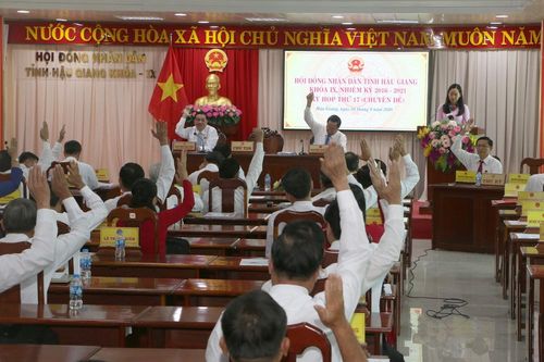 Hậu Giang miễn nhiệm và bầu Ủy viên UBND tỉnh