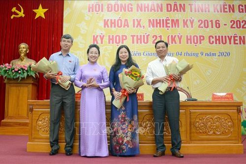 Bà Lê Hồng Thắm được bầu làm Phó Chủ tịch HĐND tỉnh Kiên Giang