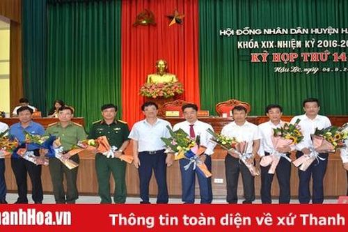 Đồng chí Nguyễn Minh Hoàng được bầu giữ chức Chủ tịch UBND huyện Hậu Lộc