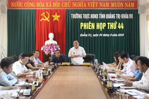 Thường trực HĐND tỉnh Quảng Trị tổ chức phiên họp thứ 44