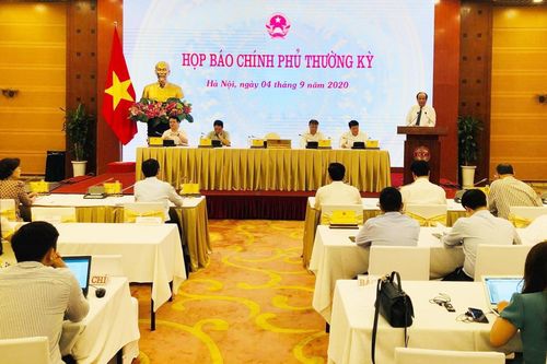 Họp báo Chính phủ thường kỳ tháng 8/2020