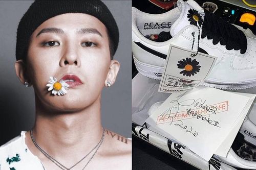 G-Dragon tặng giày hoa cúc trắng cho bạn bè
