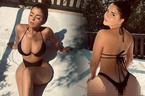Sửng sốt trước đường cong 'siêu thực' của nữ hoàng nội y Demi Rose