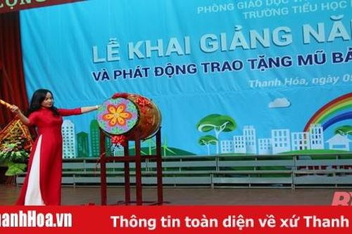 Trường Tiểu học Nguyễn Văn Trỗi (TP Thanh Hóa) khai giảng năm học mới