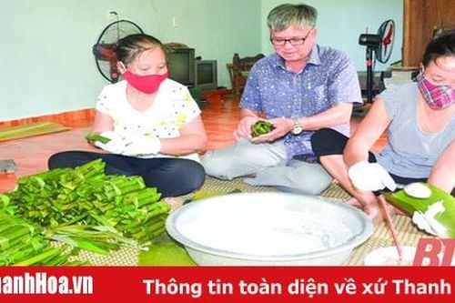 Dẻo thơm bánh lá răng bừa