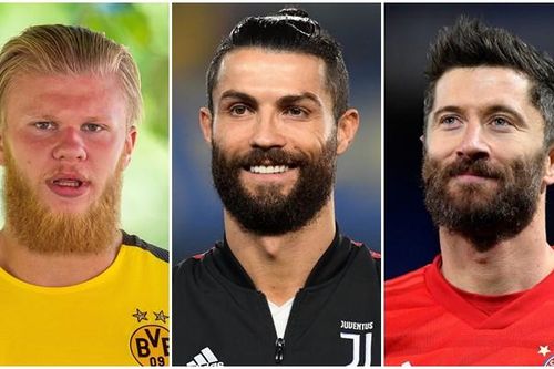 Ronaldo và các ngôi sao trông thế nào khi 'râu ria xồm xoàm'?