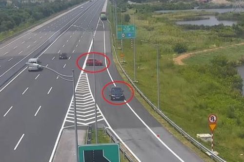 Xe đi ngược chiều, lùi liên tiếp vi phạm trên cao tốc