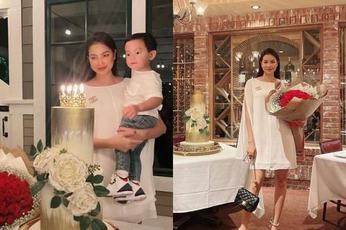 Thừa nhận tăng 10 kg, Phạm Hương bị nghi mang bầu lần 2