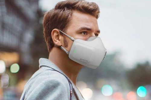 Khẩu trang chống COVID-19 kiêm máy lọc không khí