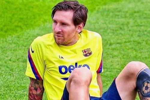 Messi trở lại tập luyện tại Barca