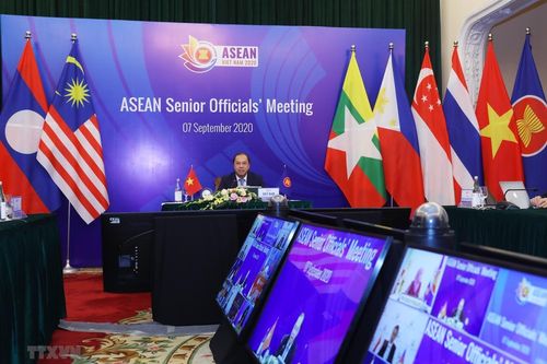 ASEAN 2020: Hội nghị trực tuyến các quan chức cao cấp ASEAN