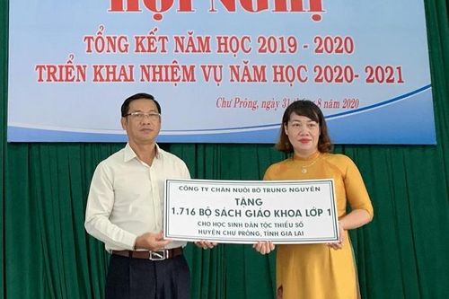 THADI tài trợ 1.716 bộ sách giáo khoa lớp 1 cho học sinh dân tộc thiểu số