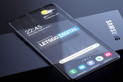 Ý tưởng điện thoại trong suốt của Samsung