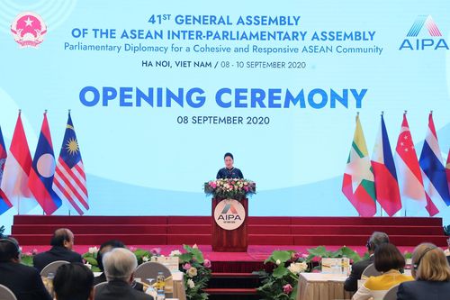Khai mạc AIPA 41: Ngoại giao nghị viện vì 'Cộng đồng ASEAN gắn kết và chủ động thích ứng'