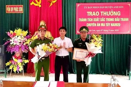 Khen thưởng lực lượng đấu tranh thành công Chuyên án NA 0920