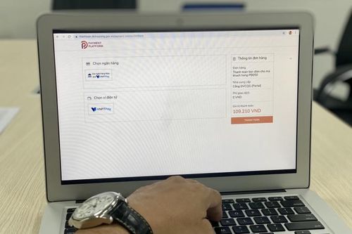 Thanh toán tiền điện trên Cổng Dịch vụ công Quốc Gia