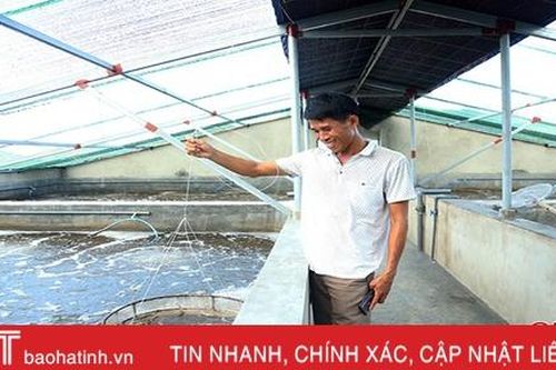 Hà Tĩnh có gần 920 ha nuôi tôm thâm canh công nghệ cao