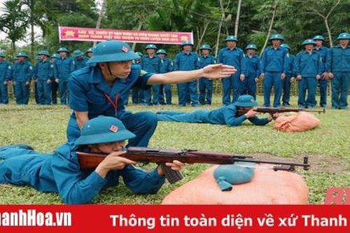 Nâng cao chất lượng hoạt động chi bộ quân sự xã, phường, thị trấn