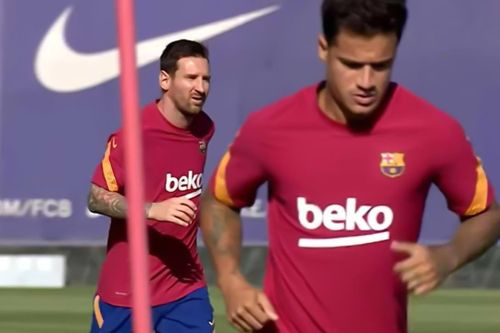 Messi và Coutinho phải tập riêng ở Barca