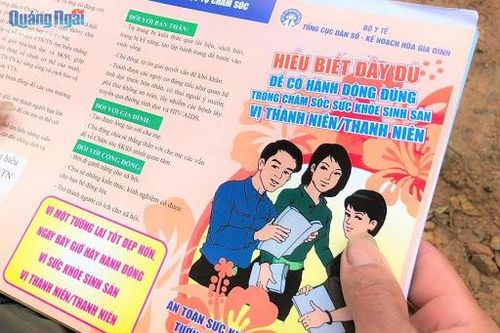Chăm sóc sức khỏe sinh sản cho vị thành niên, thanh niên