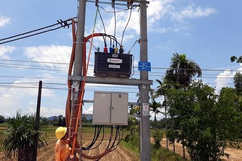 Đóng điện đường dây trung hạ áp và trạm biến áp Hành Thuận 9, 10