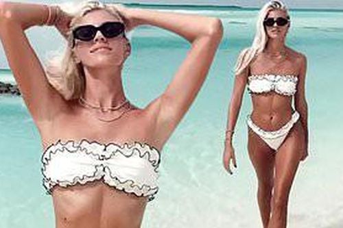 Siêu mẫu cao 1m80 Devon Windsor đẹp như mộng trong clip áo tắm