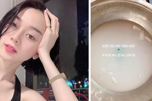 Làm đẹp bằng nước vo gạo và yến mạch theo sao Việt, đảm bảo da vừa trắng vừa mịn